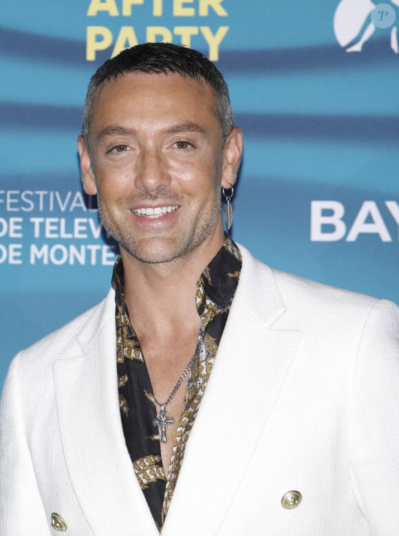 Maxime Dereymez au photocall de l'after party de la cérémonie d'ouverture de la 61ème édition du Festival de Télévision de Monte-Carlo au Monte Carlo Beach, à Monaco, le 17 juin 2022. © Denis Guignebourg/BestImage 