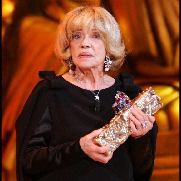 Jeanne Moreau lors de la Cérémonie des César.