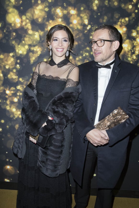 Dany Boon et sa femme Yaël - Dîner de la cérémonie des César au Fouquet's à Paris le 2 mars 2017. © Olivier Borde-Dominique Jacovides/Bestimage