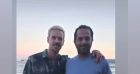 Gaël Monfils et Matt Pokora assistent au mariage d'un ami commun.