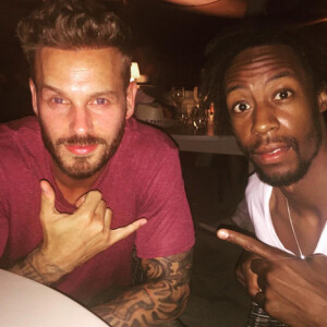 M. Pokora et Gaël Monfils assistent au showcase de Lauryn Hill au VIP Room / juillet 2015