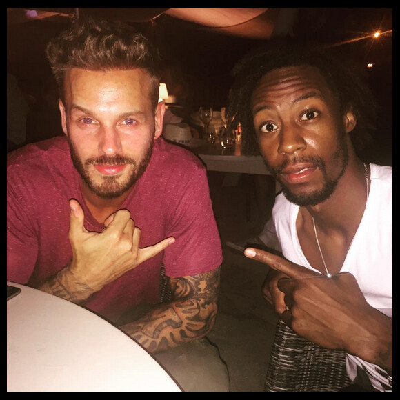 M. Pokora et Gaël Monfils assistent au showcase de Lauryn Hill au VIP Room / juillet 2015
