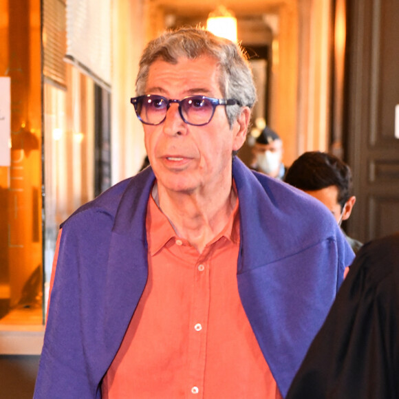 Patrick Balkany à la sortie du palais de justice de Paris