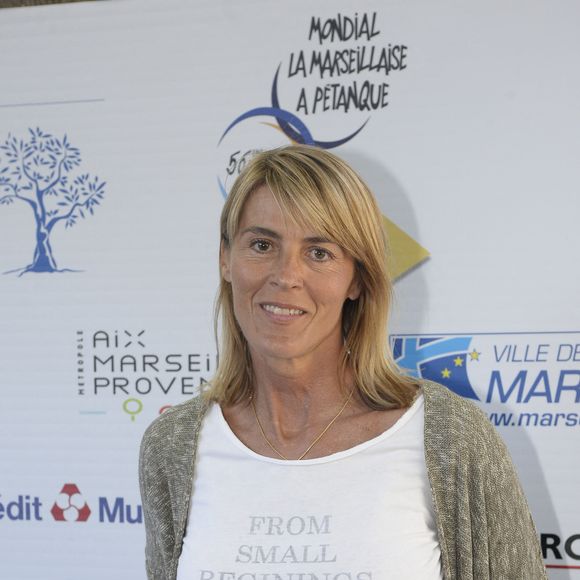 Nathalie Simon - Trophée des Etoiles du 56ème mondial "La marseillaise à Pétanque" à Marseille le 1er juillet 2017. © Patrick Carpentier/Bestimage