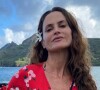 Carole Dechantre en vacances en Polynésie Française
