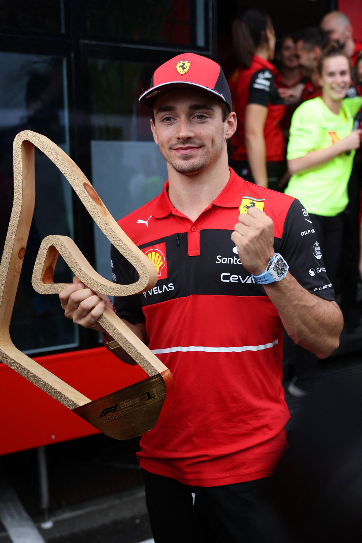 Photo : Charles Leclerc remporte le Grand Prix de Formule 1 (F1) d ...