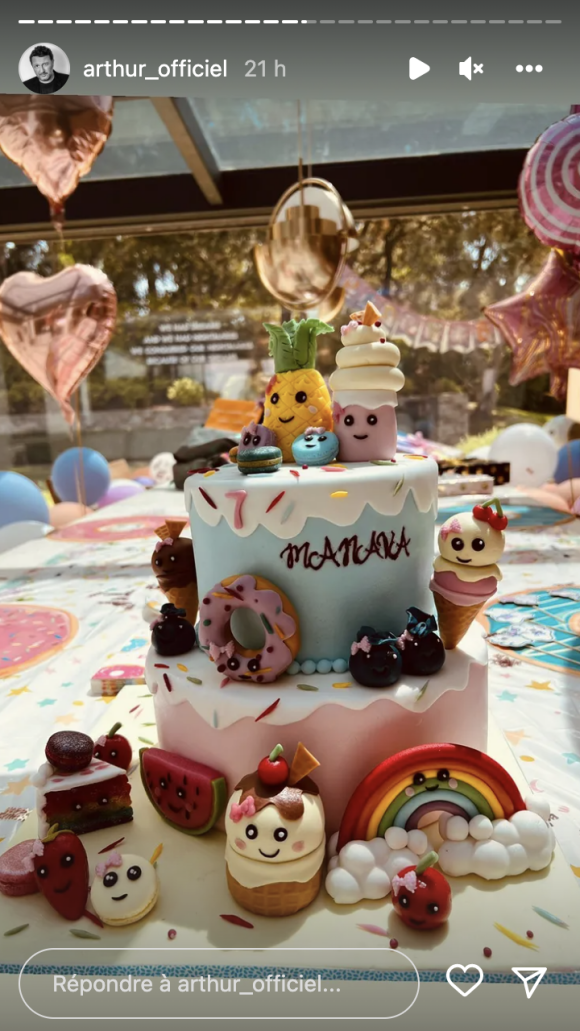 Arthur et Mareva Galanter fêtent les 7 ans de leur fille Manava - Instagram