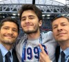 Bixente Lizarazu avec son fils ltximista et Grégoire Margotton sur Instagram, à l'occasion de la Coupe du monde en Russie.