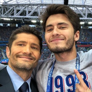 Bixente Lizarazu avec son fils ltximista et Grégoire Margotton sur Instagram, à l'occasion de la Coupe du monde en Russie.