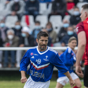 Bixente Lizarazu lors du match d'inauguration du stade Charles de Gaulle à Colombey-les-Deux-Églises entre le Variétés Club de France et le club local le 6 juin 2021. Ce match contre le FC Colombey a été joué au profit de la Fondation Anne-de-Gaulle © Pierre Perusseau / Bestimage 