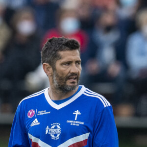 Bixente Lizarazu lors du match d'inauguration du stade Charles de Gaulle à Colombey-les-Deux-Églises entre le Variétés Club de France et le club local le 6 juin 2021. Ce match contre le FC Colombey a été joué au profit de la Fondation Anne-de-Gaulle © Pierre Perusseau / Bestimage 
