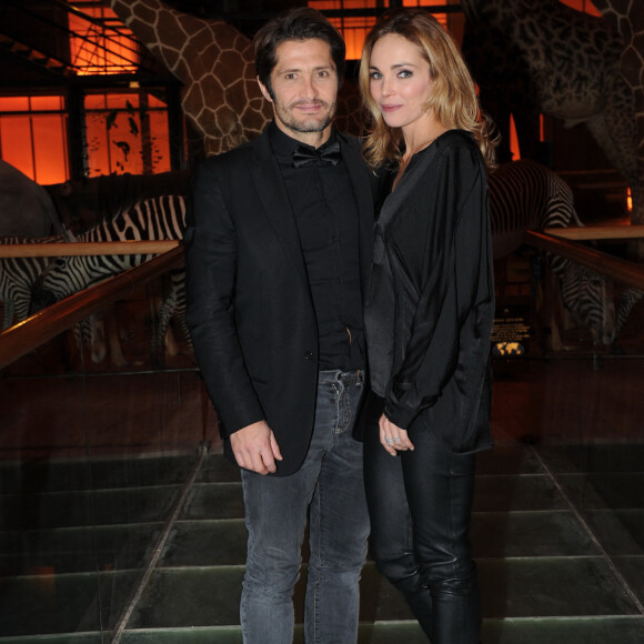 Bixente Lizarazu et Claire Keim - Soiree GQ au musée d'histoire naturelle à Paris. Le 20 novembre 2013