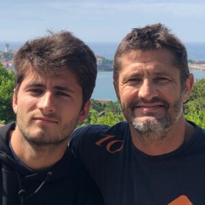 Bixente Lizarazu et son fils Tximista.