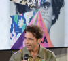 Mika sur le plateau de l'émission "Il tempo delle donne" à Milan. Le 16 septembre 2021.