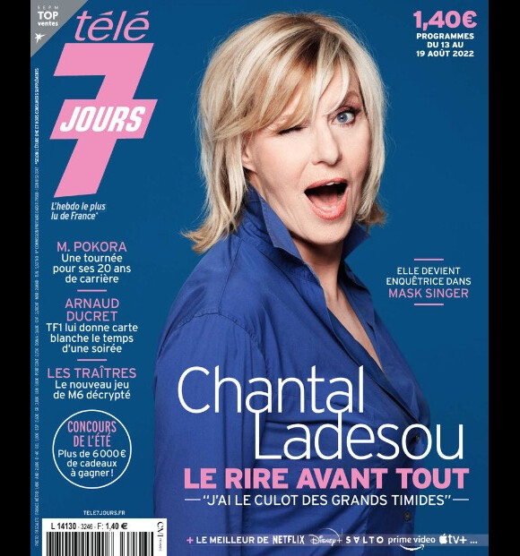 Retrouvez l'interview intégrale de Chantal Ladesou dans le magazine Télé 7 Jours n°3246.