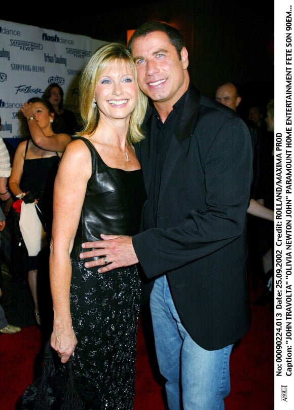Olivia Newton-John et John Travolta à Los Angeles en 2002