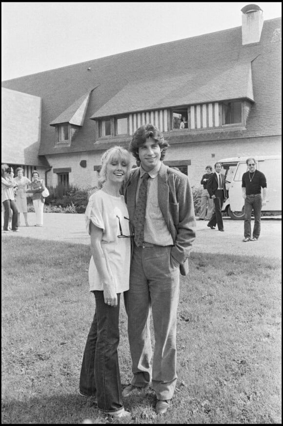 Olivia Newton-John et John Travolta à Deauville en 1978