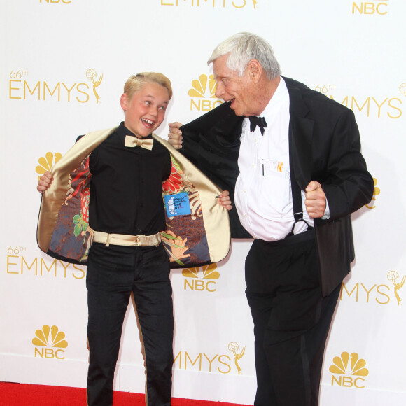 Mason Vale Cotton, Robert Morse - La 66ème cérémonie annuelle des Emmy Awards au Nokia Theatre à Los Angeles, le 25 août 2014. 