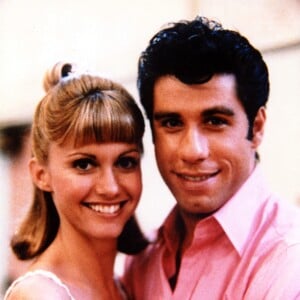 Olivia Newton-John et John Travolta dans le film "Grease", en 1978.