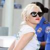 Gwen Stefani et son fils Zuma à l'aéroport de Los Angeles