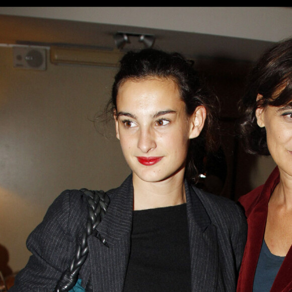 Inès de la Fressange et sa fille Nine d'Urso en septembre 2011