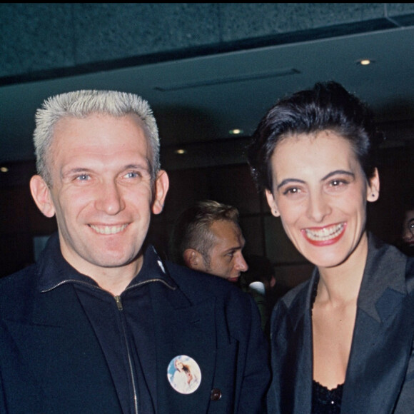 Inès de la Fressange et Luigi d'Urso en 1989