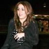Miley Cyrus est sortie dîner avec son petit ami, Liam Hemsworth à Century City, le 7 février 2010.
