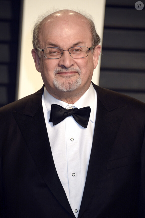 Salman Rushdie lors de la soirée Vanity Fair Oscar 2017 au Wallis Annenberg à Beverly Hills, le 26 février 2017. © Future-Image via ZUMA Press/Bestimage