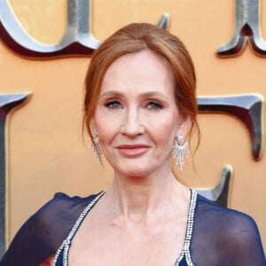 J.K. Rowling à la première du film "Fantastic Beasts: The Secrets of Dumbledore" à Londres, le 29 mars 2022. 