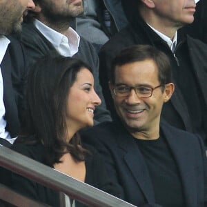 Jean-Luc Delarue et Anissa Delarue en plein bonheur au Parc des Princes