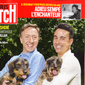 Stéphane Bern fait la couverture du nouveau numéro de "Paris Match" avec son compagnon Yori Bailleres paru le 18 août 2022