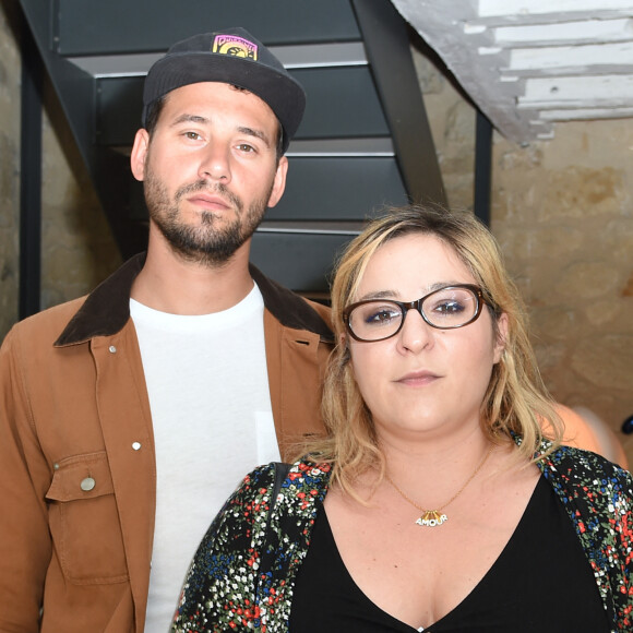 Marilou Berry et son compagnon Alexis (Le Diamantaire artiste street art) - Soirée de lancement de l'appareil photo Instax SQ6 de Fujifilm à l'Instax Square House à Paris © Giancarlo Gorassini/Bestimage
