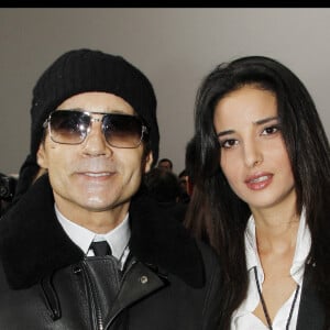 Jean-Luc Delarue et Anissa Khelifi au défilé Dior en 2012 à Paris