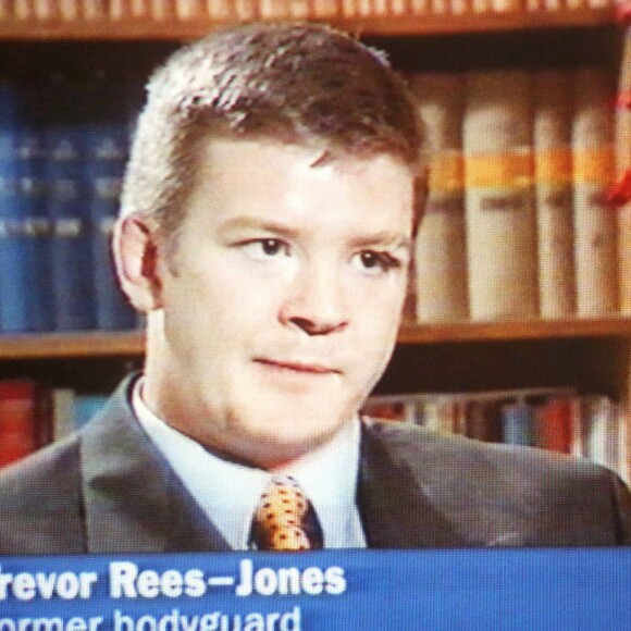Trevor Rees-Jones à la télévision à Londres
