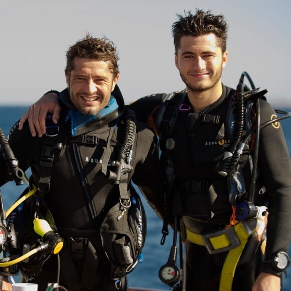 Bixente Lizarazu avec son père Pierre et son fils Tximista