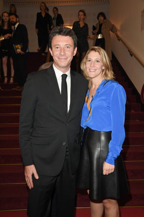 Benjamin Griveaux et sa femme Julia Minkowski - 30ème cérémonie des Molières 2018 à la salle Pleyel à Paris, France, le 29 mai 2018.