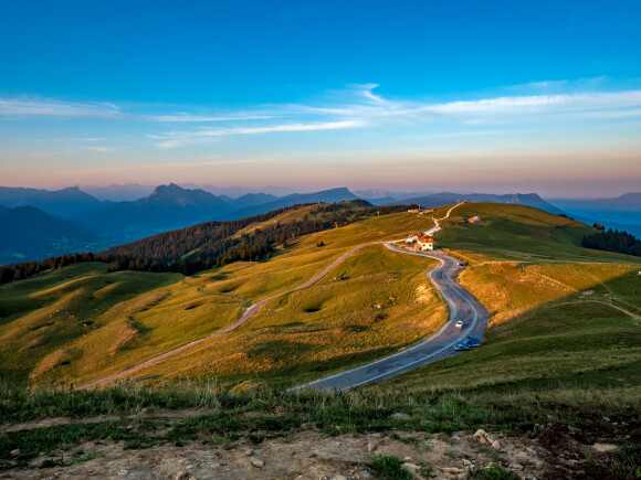 Illustration du massif des Bauges en Savoie