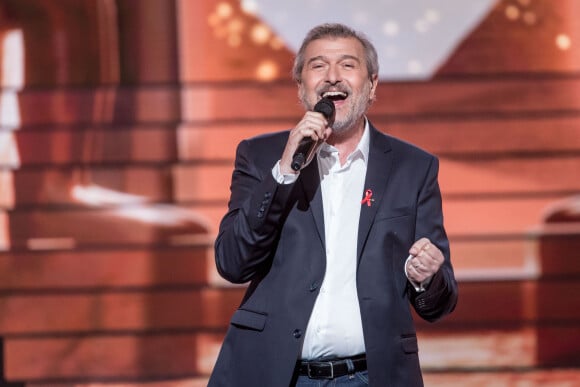 Daniel Levi - Enregistrement de l'émission "100 ans de comédies musicales pour le Sidaction", qui sera diffusée le 2 avril sur France 2. Le 10 mars 2020 © Moreau-Perusseau / Bestimage