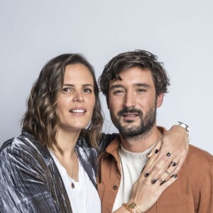 Jeremy Frerot et sa femme Laure Manaudou - Backstage - Enregistrement de l'émission "La Chanson secrète 11" à Paris, diffusée le 24 juin sur TF1. © Cyril Moreau / Bestimage 