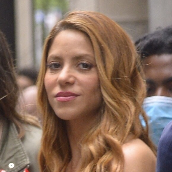 Shakira quitte la soirée "NBC Universal Upfronts" à New York