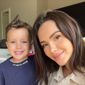 Nabilla avec ses deux fils Milann et Leyann sur Instagram.