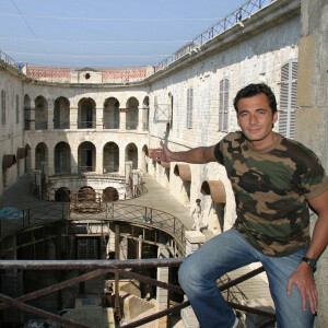 Olivier Minne - Archive - Fort Boyard le 16 avril 2003. © Frédéric Piau/Bestimage