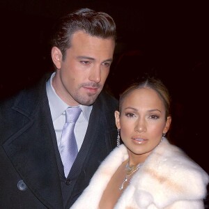 Jennifer Lopez et Ben Affleck en 2002 à Manhattan