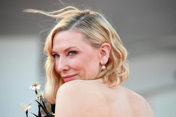 Cate Blanchett à la première de "Tar" lors de la 79ème édition du festival du film de Venise (La Mostra), Italie, le 1er septembre 2022.