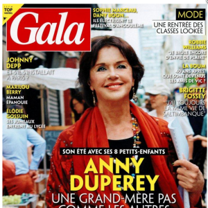 Anny Duperey fait la une du magazine "Gala".