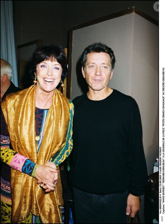 Anny Duperey et Bernard Giraudeau.