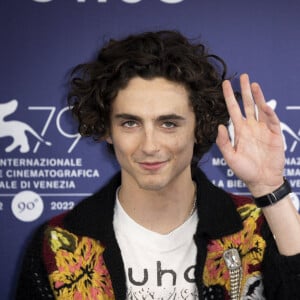 Timothée Chalamet - Photocall du film "Bones and All" lors du 79e festival international du film de Venise, La Mostra. Le 2 septembre 2022.