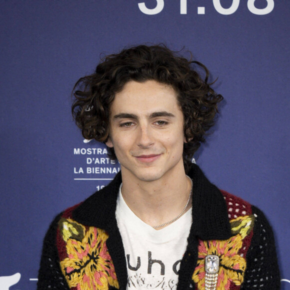 Timothée Chalamet - Photocall du film "Bones and All" lors du 79e festival international du film de Venise, La Mostra. Le 2 septembre 2022.