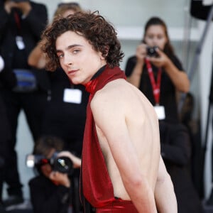 Timothée Chalamet - Tapis rouge du film "Bones and All" lors du 79e festival international du film de Venise, La Mostra. Le 2 septembre 2022.