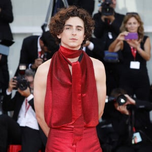 Timothée Chalamet - Tapis rouge du film "Bones and All" lors du 79e festival international du film de Venise, La Mostra. Le 2 septembre 2022.